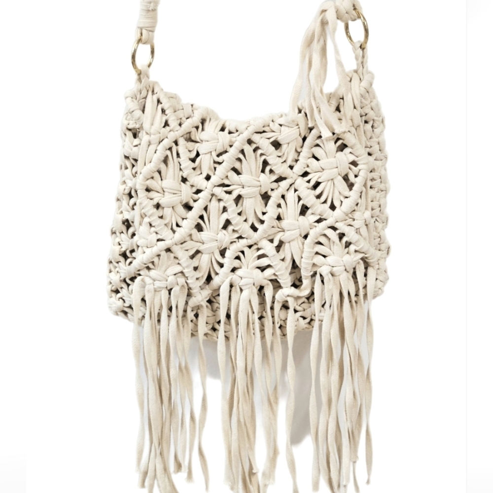Macrame Crossbody Bag - Picture 8 of 17